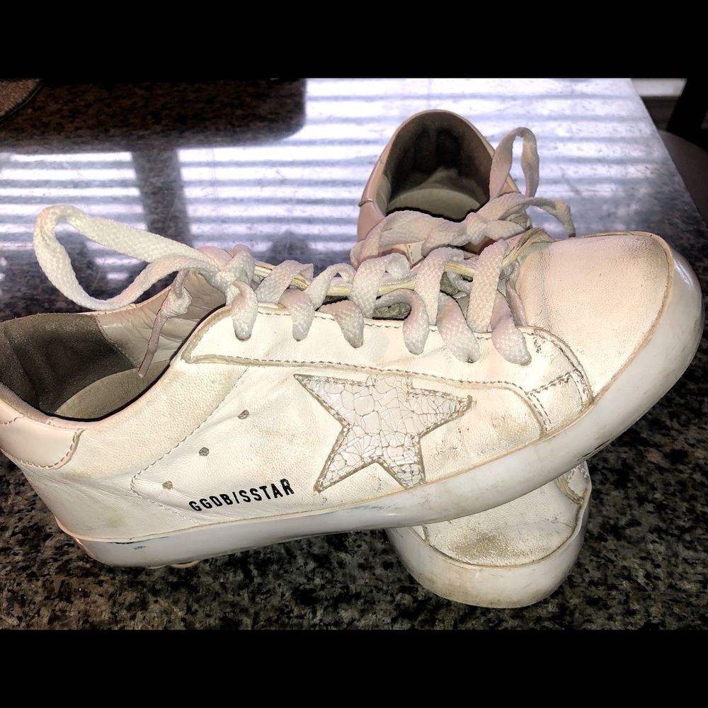 100% AUTHENTIC GOLDEN GOOSE SUPERSTAR SNEAKERS 36